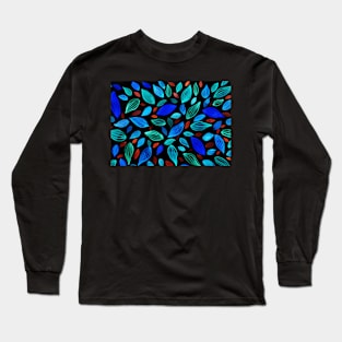 BLUE LEAFS Long Sleeve T-Shirt